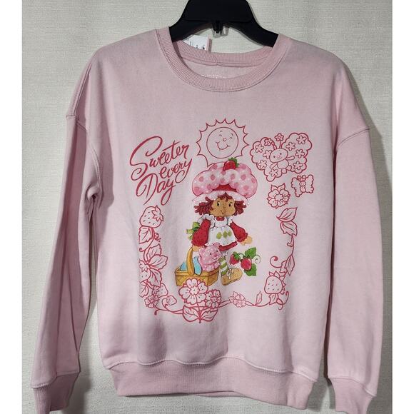 Strawberry shortcake pink sweatshirt women's size XXS - Picture 2 of 6